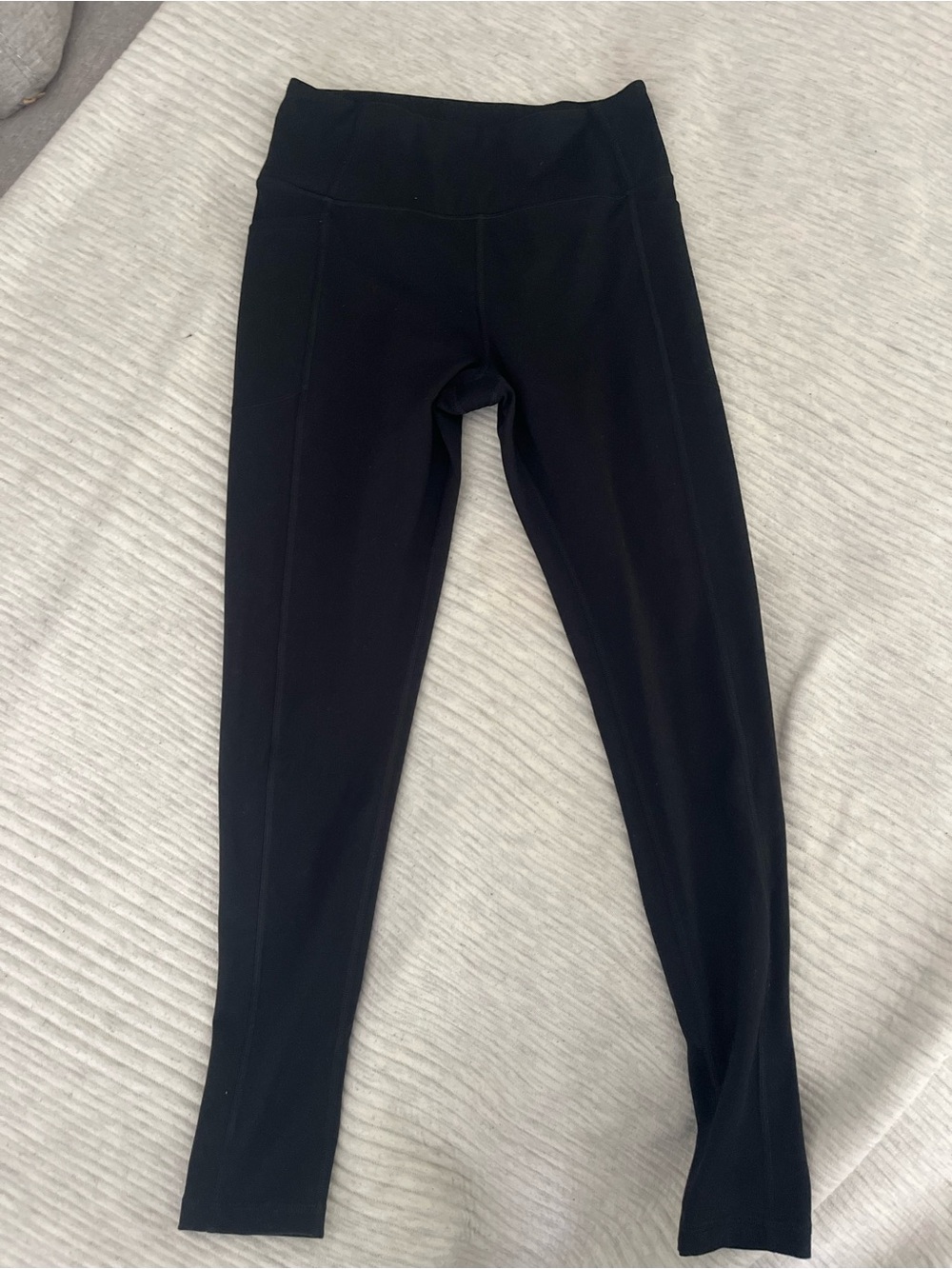 Victoria's Secret Black Athletic Leggings with Wide Waistband